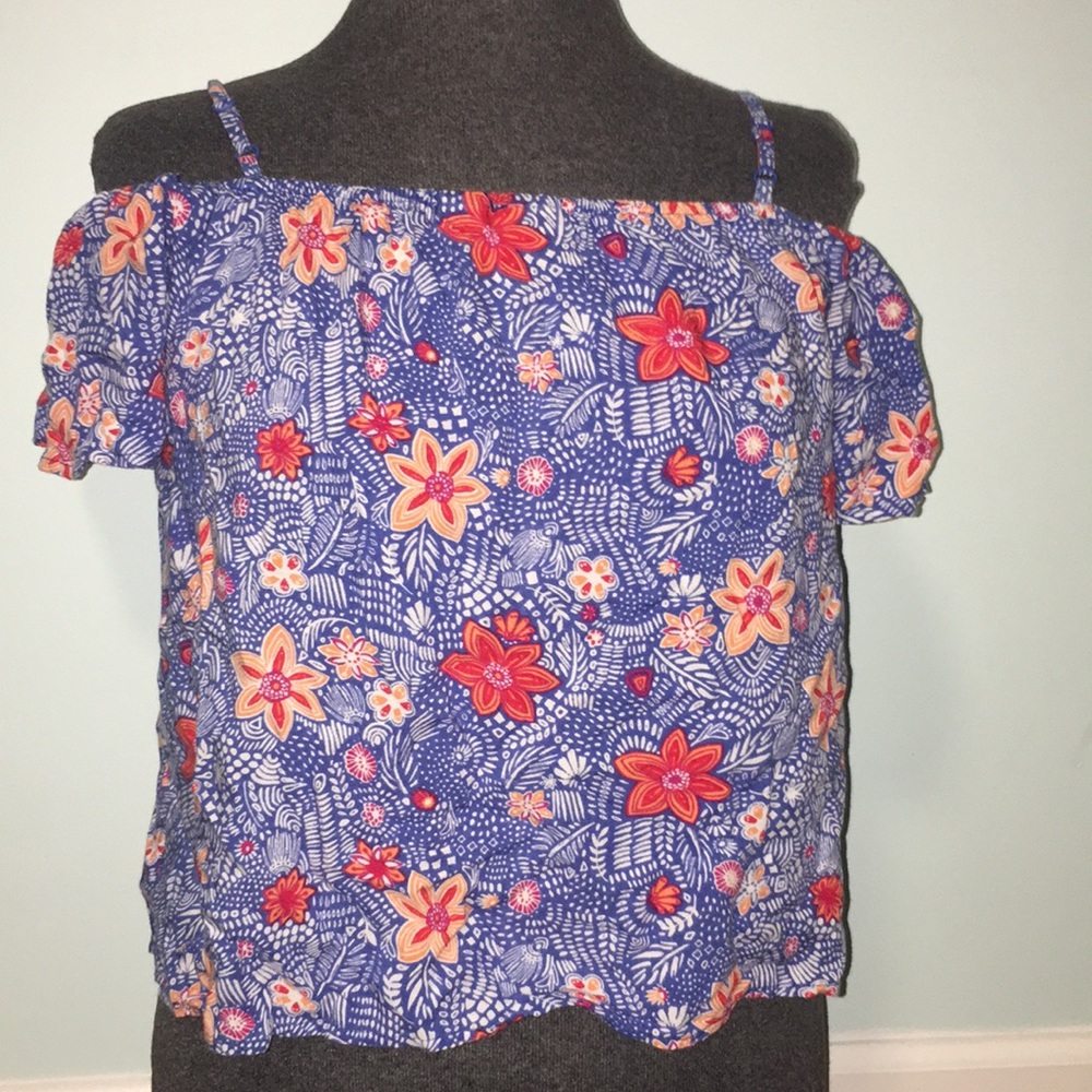 floral blouse